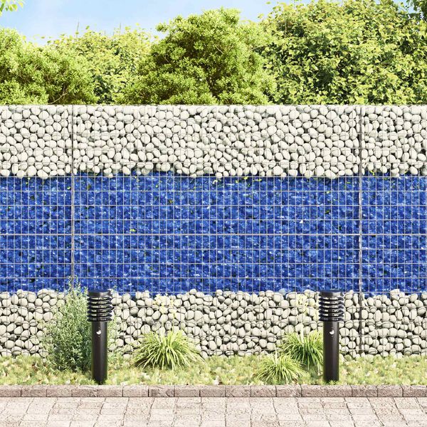 vidaXL Gartensteine Blau 12 cm Glas