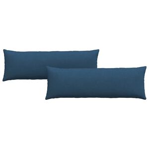 vidaXL Sofakissen 2 pcs Blau 120 x 40 cm Stoff