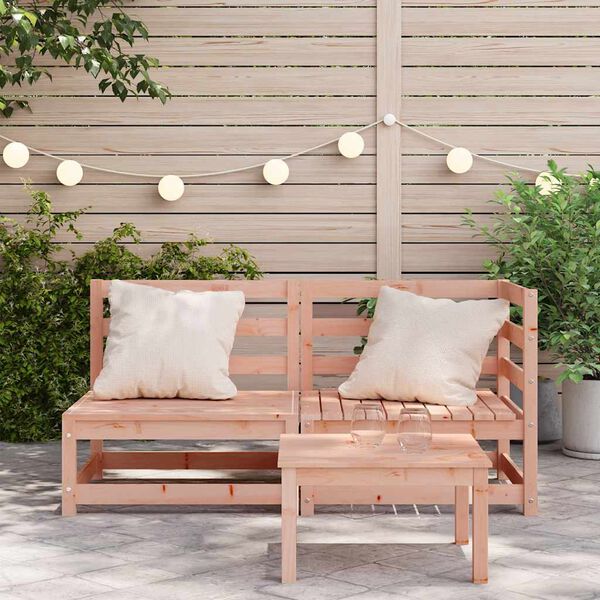 vidaXL Gartensofa 2-Sitzer Massivholz Douglasie