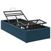 vidaXL Elektrisch verstellbares Bettgestell Blau 190 x 90 x 33,5 cm