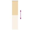 vidaXL Verdunkelungsrollo Beige 55x230cm Stoffbreite 50,7 cm Polyester