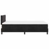 vidaXL Boxspringbett mit Matratze Schwarz 120 x 200 cm Samt
