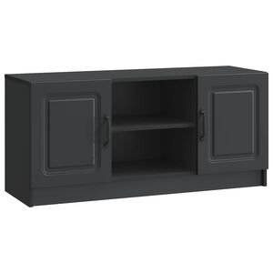 vidaXL TV-Schr&auml;nk Schwarz 102 x 34,5 x 47 cm Holzwerkstoff