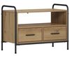 vidaXL TV-Schrank 67,5 x 33 x 50 cm Artisan-Eiche Holzwerkstoff