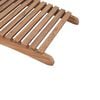 vidaXL Sonnenliegen 2 Stk. Klappbar Massivholz Teak