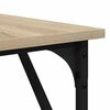 vidaXL Schreibtisch Sonoma-Eiche 149x149x75 cm Holzwerkstoff