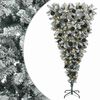 vidaXL Umgedrehter k&uuml;nstlicher Weihnachtsbaum mit Scharnieren 150 cm