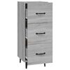 vidaXL Sideboard Grau Sonoma 34,5x34x90 cm Holzwerkstoff