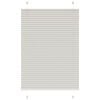 vidaXL Plissee Hellgrau 90x150 cm Stoffbreite 89,4 cm Polyester