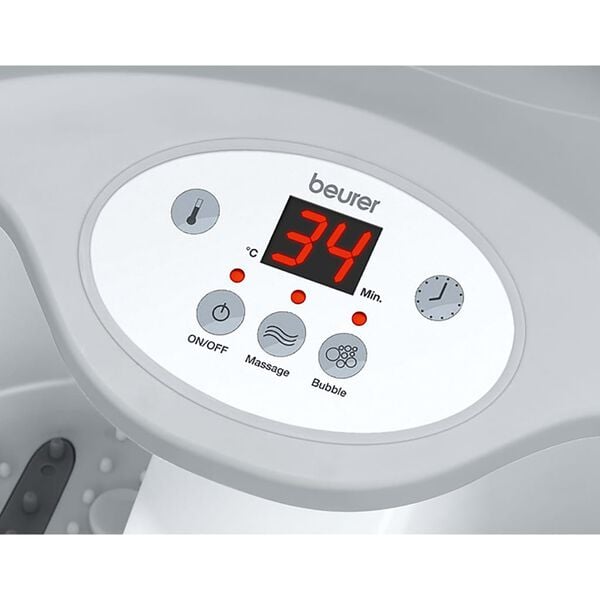 Beurer Relax-Fu&szlig;bad FB 50 390 W Wei&szlig; und Grau