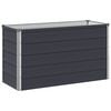 vidaXL Hochbeet im Garten Anthrazit 100 x 40 x 55 cm