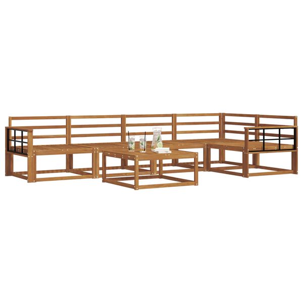 vidaXL Outdoor-Sofagarnitur 6 pcs Natur Massivholz Akazie
