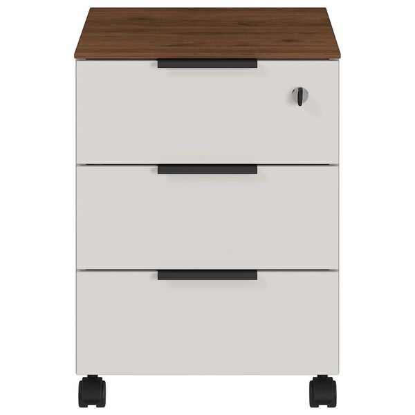 Germania Rollschrank GW-Ancona 51x41x55 cm Kaschmir und Nussbaum