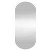 vidaXL Wandspiegel 30x70 cm Glas Oval