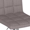 vidaXL Barhocker Taupe Stoff