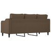 vidaXL 3-Sitzer-Sofa Braun 180 cm Stoff