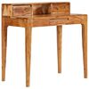 vidaXL Schreibtisch mit Schubladen Massivholz 88 x 50 x 90 cm