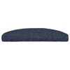 vidaXL Stufenmatten Selbstklebend 20 Stk. 65x21x4 cm Blau Halbrund Gro&szlig;
