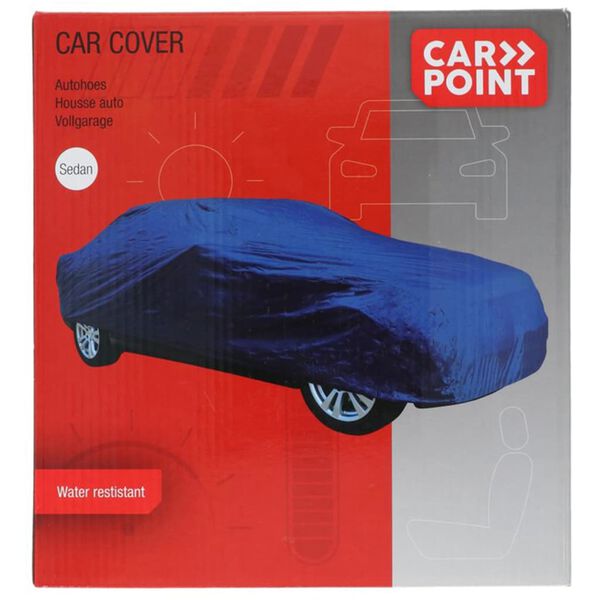 Carpoint Autoabdeckung Polyester M 432x165x119cm Blau