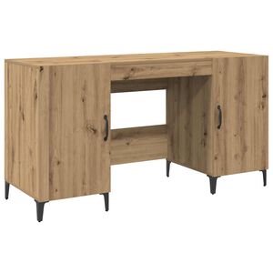 vidaXL Schreibtisch Artisan-Eiche 140 x 50 x 75 cm Holzwerkstoff