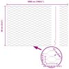 vidaXL Zaunpfosten Gr&uuml;n 50 x 0,6 m (36 mm Mesh) Stahl und PVC