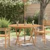 vidaXL Gartentisch Klappbar Ø 110x75 cm Massivholz Teak