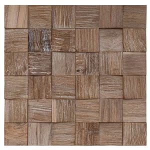vidaXL Wandpaneel 11 stk. Natur 30 x 30 x 2 cm