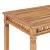 vidaXL Garten-Esstisch 110x65x80 cm Massivholz Teak