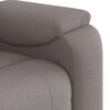vidaXL Relaxsessel Taupe Stoff