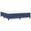 vidaXL Boxspringbettgestell Blau 160x200 cm Stoff