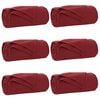vidaXL Wohndecken 6 Stk. Bordeauxrot 270 x 240 cm 5.08 Fleece