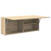 vidaXL Bad-Wandschrank Sonoma-Eiche 100x25x40 cm Holzwerkstoff
