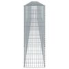 vidaXL Gabione mit Deckel 1000x50x150 cm Verzinktes Eisen