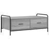 vidaXL Couchtisch Sonoma-Grau 99,5 x 49 x 41 cm Holzwerkstoff
