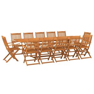 vidaXL 13-tlg. Garten-Essgruppe 280x90x75 cm Massivholz Akazie