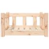 vidaXL Hundebett 55,5x45,5x28 cm Massivholz Kiefer