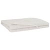 vidaXL Gewichtsdecke Wei&szlig; 138 x 200 cm 6 kg 100% Baumwolle 205T