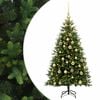 vidaXL K&uuml;nstlicher Weihnachtsbaum mit Kugel 120 cm 150 LEDs