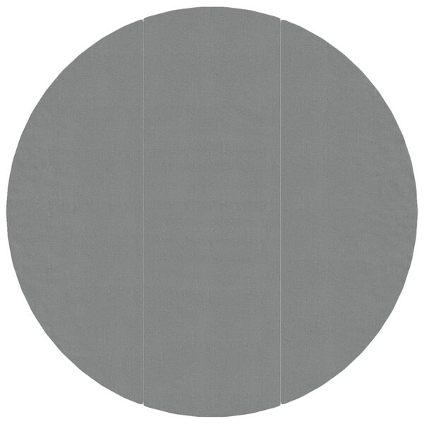 vidaXL Pool-Bodentuch Hellgrau Ø396 cm Polyester Geotextil