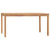 vidaXL 7-teiliges Garten-Ess-Set 160 x 80 cm Massivholz Teak
