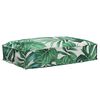vidaXL Kissen Oxford-Stoff Blattmuster 60 x 40 x 8 cm