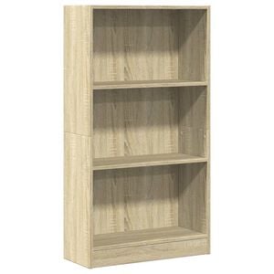 vidaXL B&uuml;cherregal Sonoma-Eiche 60x24x109 cm Holzwerkstoff
