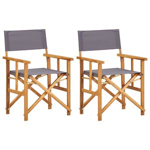 vidaXL Regiest&uuml;hle 2 Stk. Massivholz Akazie