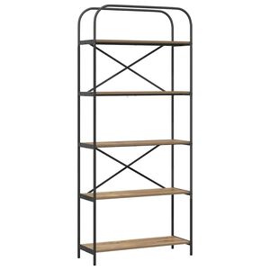 vidaXL B&uuml;cherregal Artisan-Eiche 80 x 30 x 183 cm Holzwerkstoff