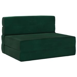 vidaXL Klappsofa Bett Dunkelgr&uuml;n 70 x 72 x 60 cm Stoff