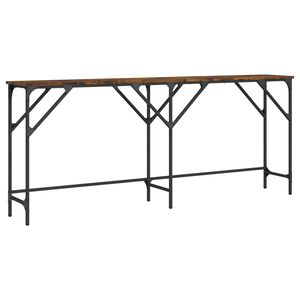 vidaXL Konsolentisch R&auml;uchereiche 180x29x75 cm Holzwerkstoff