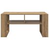 vidaXL Couchtisch Artisan-Eiche 92 x 49,5 x 45 cm Holzwerkstoff