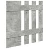 vidaXL Wandmontierter nachttisch Beton Grau 100 x 10 x 100 cm