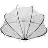 vidaXL Pool-Dome Transparent 405 x 405 x 192 cm PVC