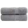 vidaXL Premium Badet&uuml;cher SOLUND 2 Stk. Grau 100x150 cm 600 g/m&sup2;